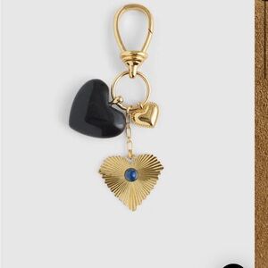 Madewell Cluster Heart Bag Charm